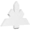 Ekena Millwork Redmond Architectural Grade PVC Gable Bracket, 36"W x 21"H x 2"D x 6"F, 14/12 Pitch GBP036X21X0206RED00 - alternate 1